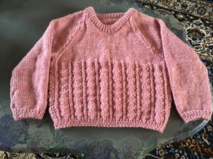 pink sweater EF